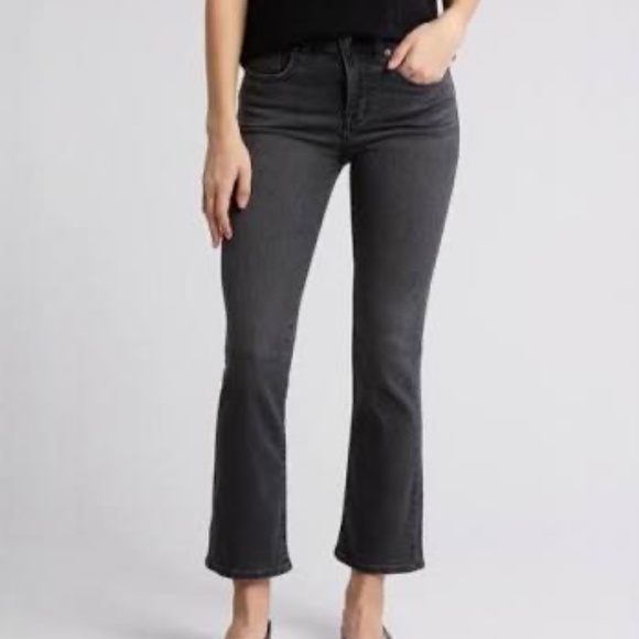Madewell Denim - Madewell mid rise kickoff jean size 31, black wash